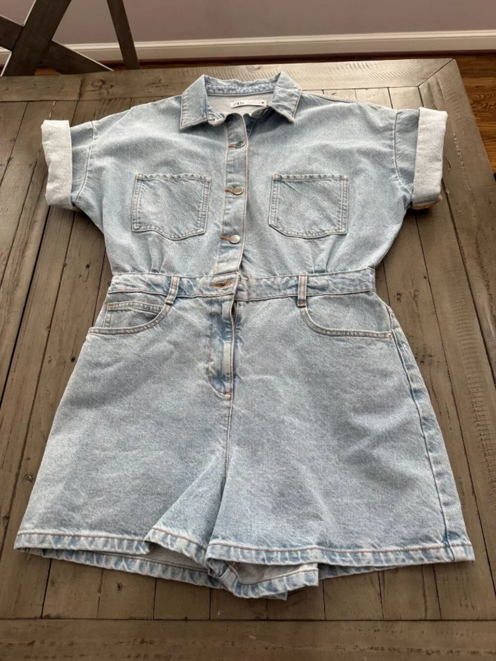 Zara blue denim